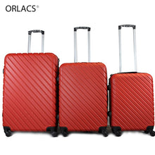 Load image into Gallery viewer, ORLACS Trolley Case ABS 20"24"28" Wheel Luggage Suitcase Lady Men's Travel Suitcase Student Adult Portable Password Suitcase
