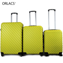 Load image into Gallery viewer, ORLACS Trolley Case ABS 20"24"28" Wheel Luggage Suitcase Lady Men's Travel Suitcase Student Adult Portable Password Suitcase
