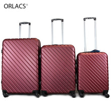 Load image into Gallery viewer, ORLACS Trolley Case ABS 20"24"28" Wheel Luggage Suitcase Lady Men's Travel Suitcase Student Adult Portable Password Suitcase
